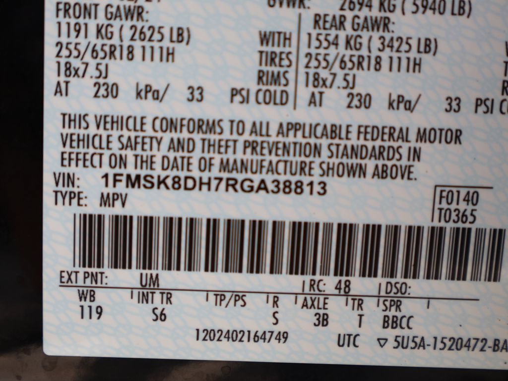 Certified 2024 Ford Explorer XLT w/ Equipment Group 202A AWD/4WD image 42