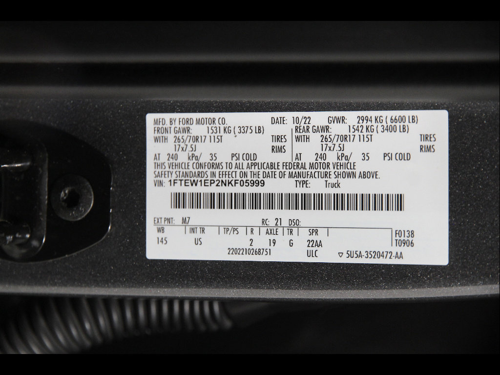 Used 2022 Ford F150 XLT w/ Equipment Group 301A Mid AWD/4WD image 25