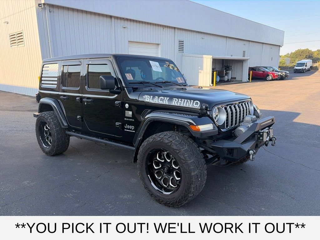 Used 2024 Jeep Wrangler Unlimited Sahara w/ Technology Group AWD/4WD image 1