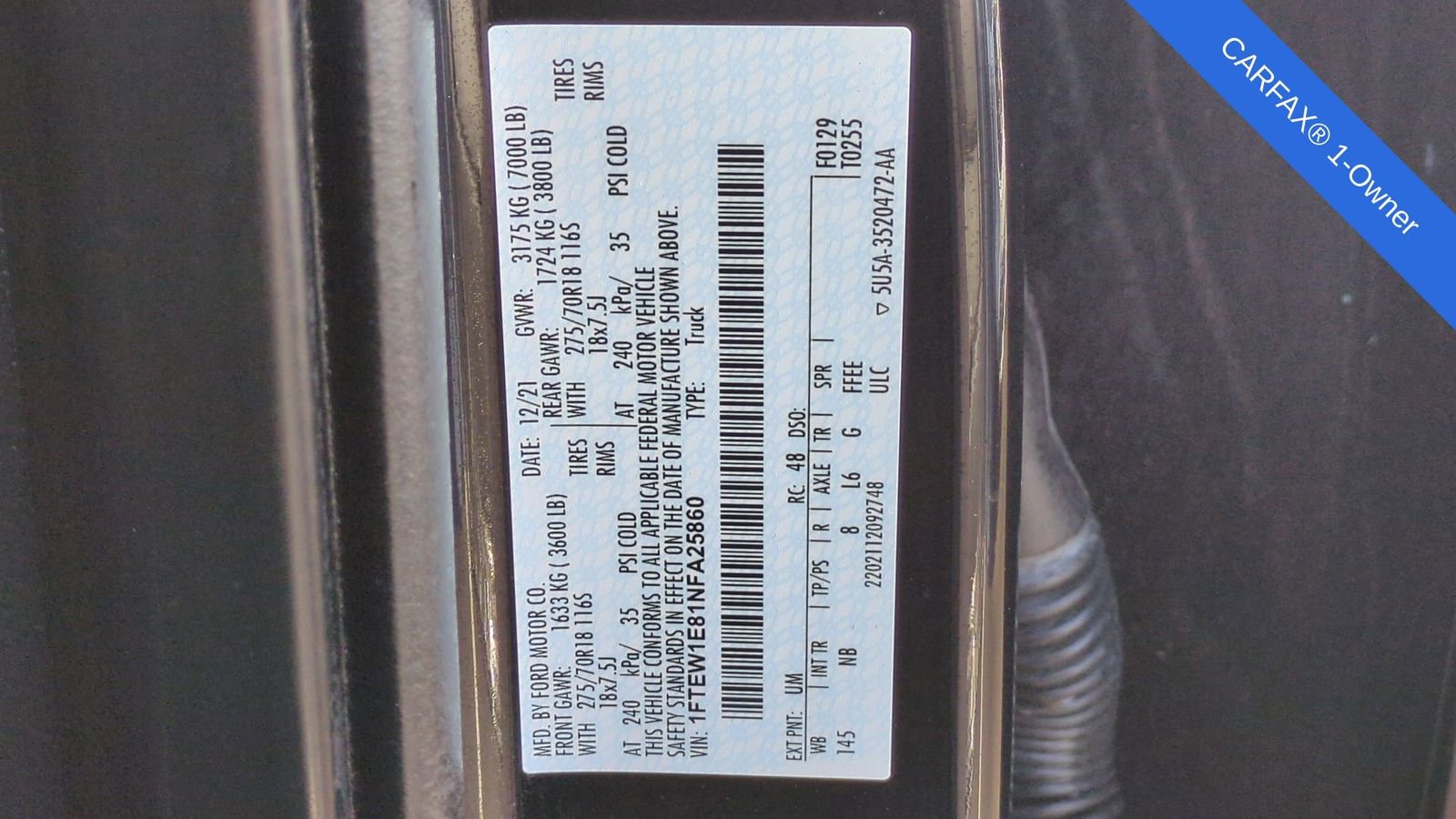 Used 2022 Ford F150 Tremor w/ Equipment Group 402A High image 41