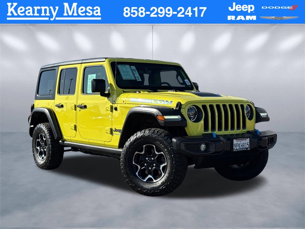 Certified 2023 Jeep Wrangler Unlimited Rubicon 4xe