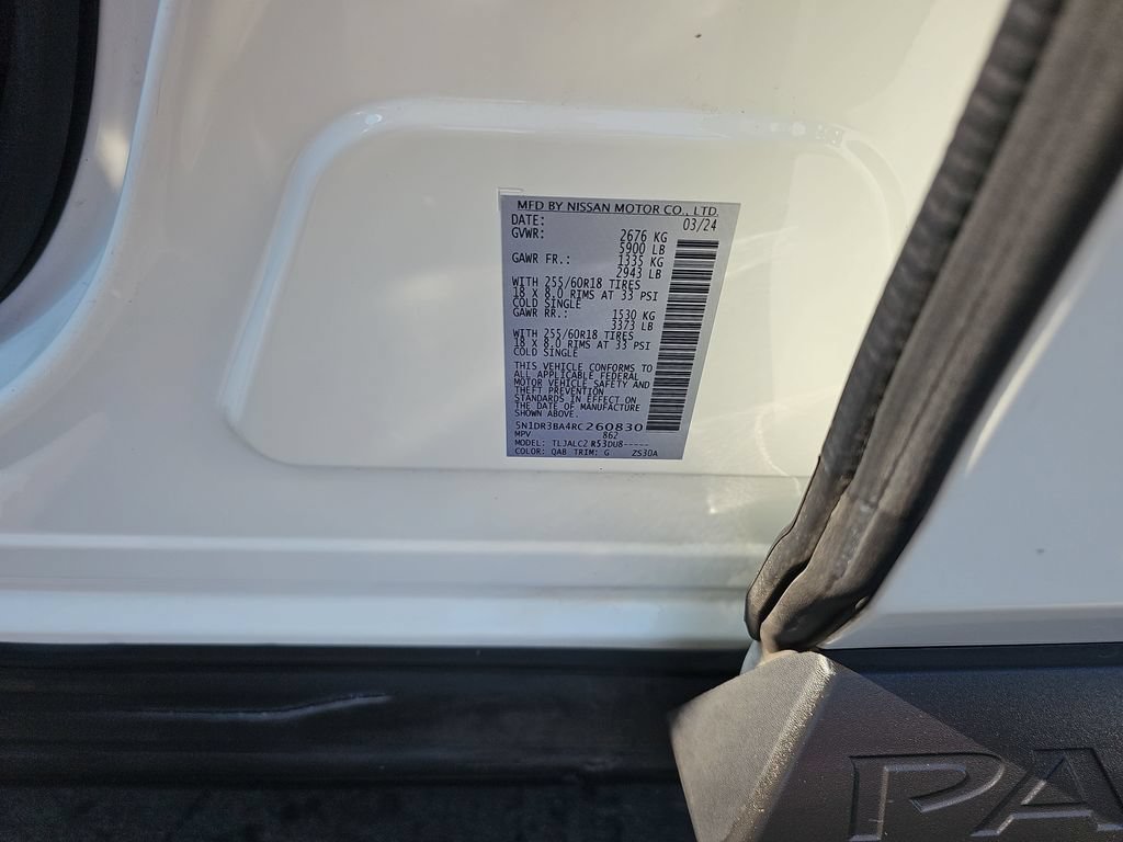 Used 2024 Nissan Pathfinder SV FWD image 31