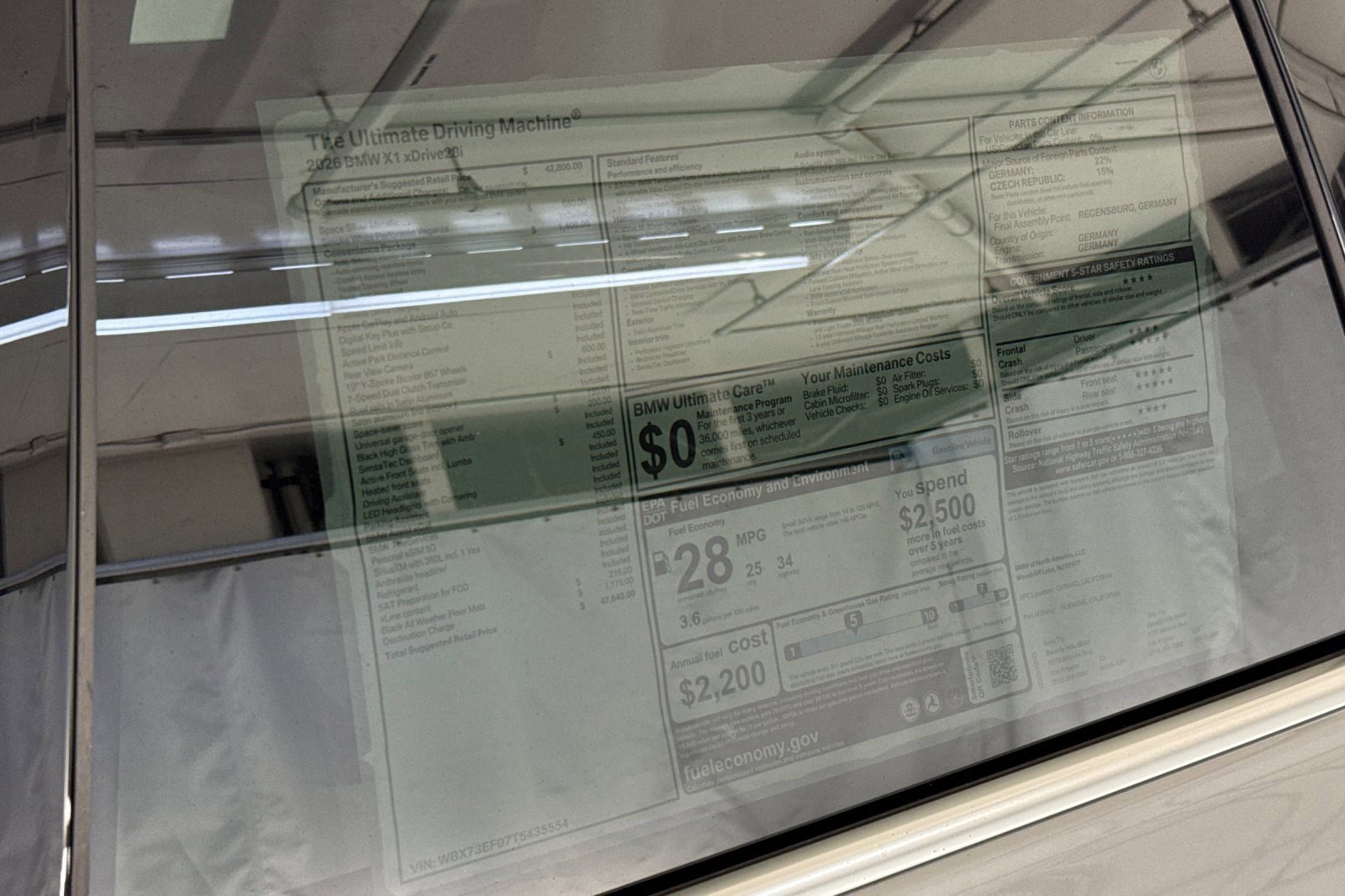 New 2026 BMW X1 xDrive28i w/ Convenience Package image 30