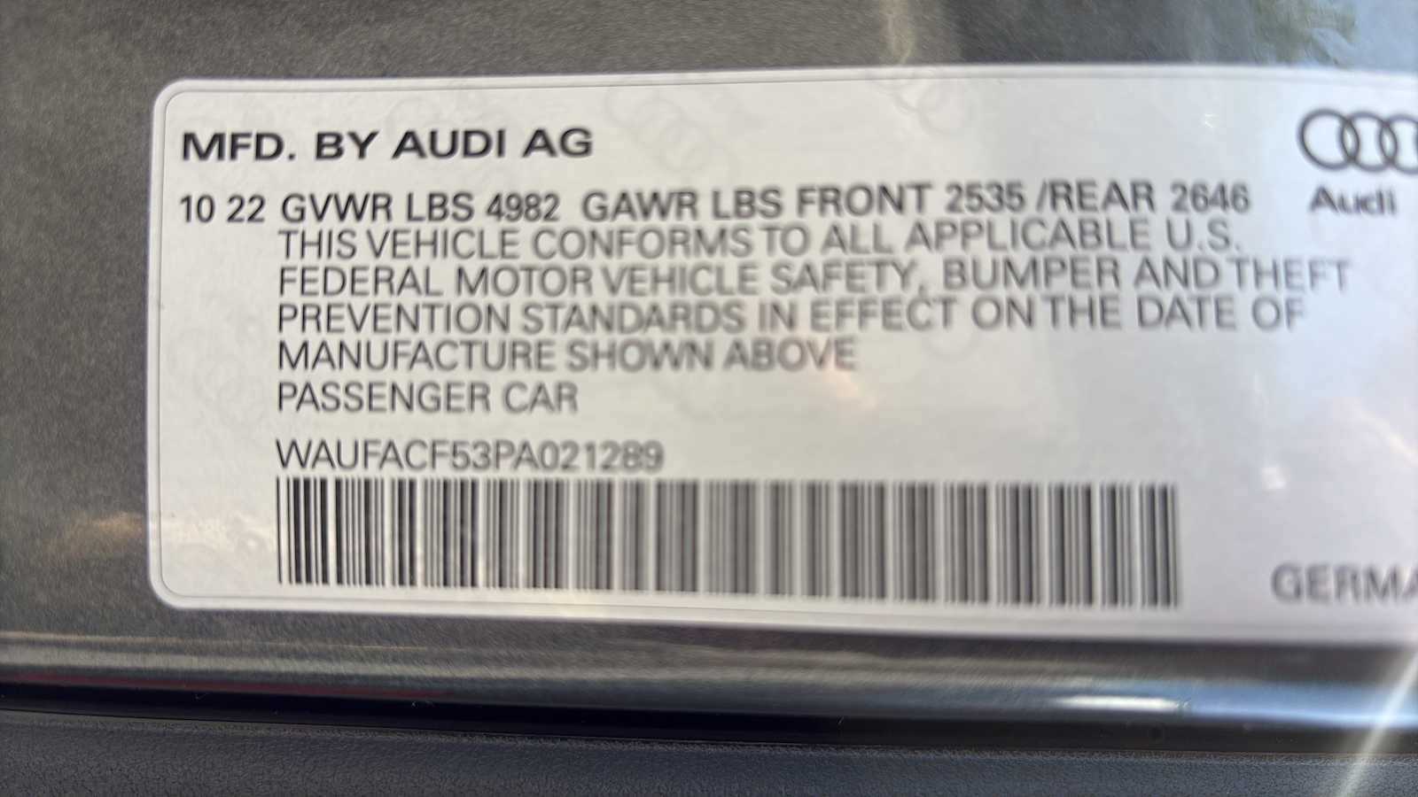 Used 2023 Audi A5 2.0T Premium Plus w/ Premium Plus AWD/4WD image 20