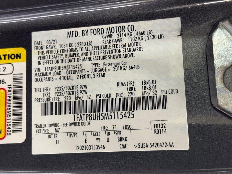 Certified 2021 Ford Mustang Premium image 28