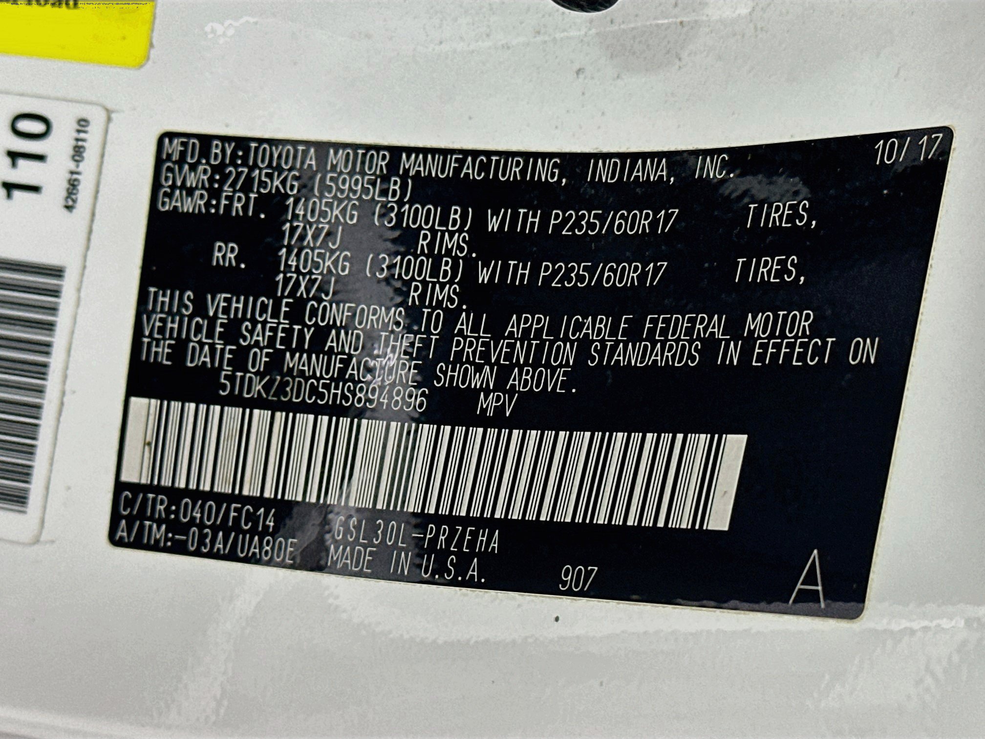 Used 2017 Toyota Sienna LE FWD image 12