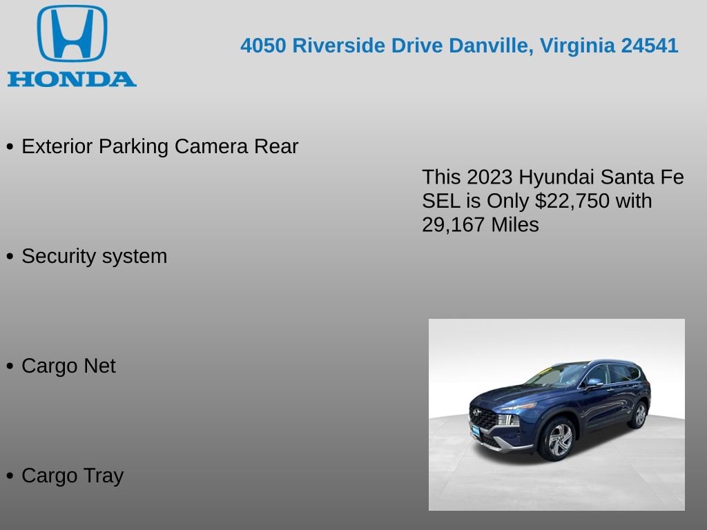 Used 2023 Hyundai Santa Fe SEL w/ Cargo Package FWD image 22