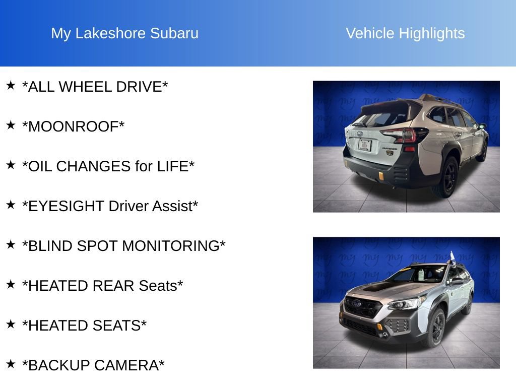 Certified 2024 Subaru Outback Wilderness AWD/4WD image 6