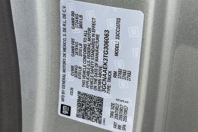 New 2026 Chevrolet Silverado 1500 W/T w/ LPO, Dark Essentials Package RWD image 31