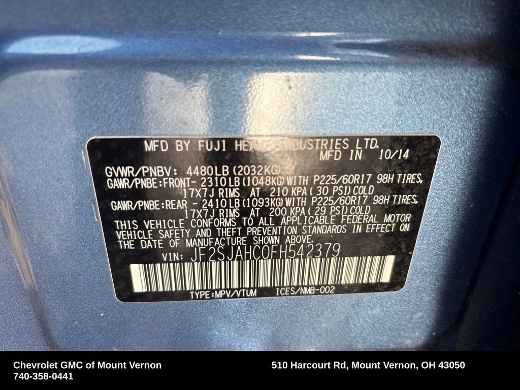 Used 2015 Subaru Forester 2.5i Limited image 31