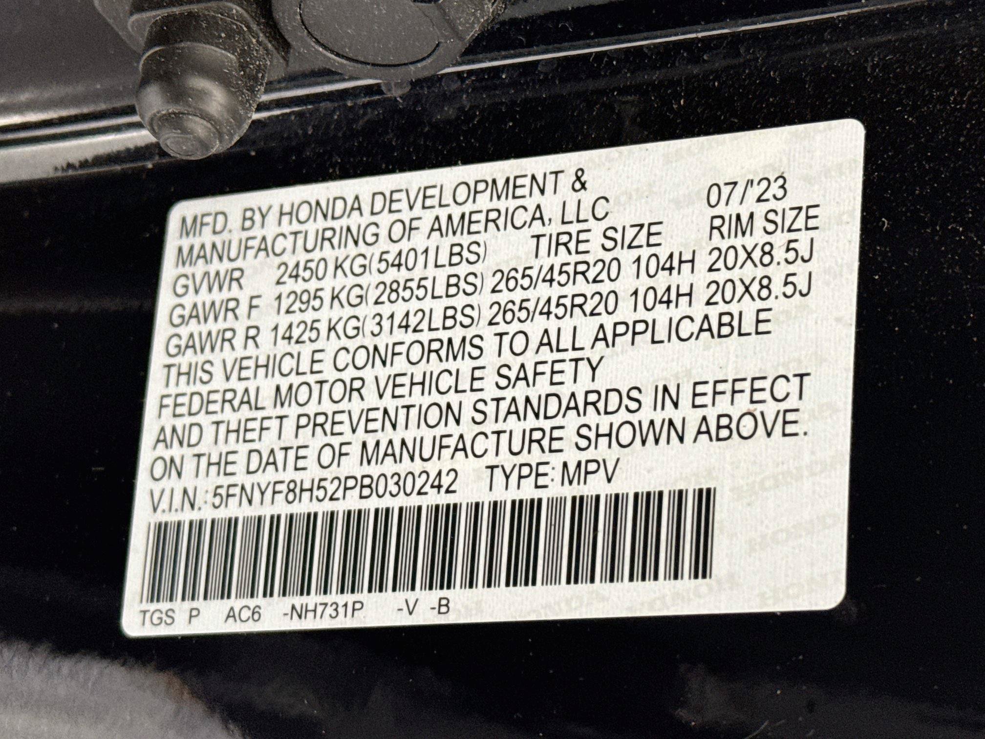 Certified 2023 Honda Passport EX-L image 31