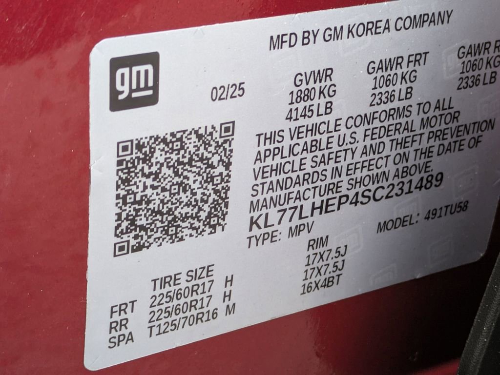 Used 2025 Chevrolet Trax LT w/ LT Convenience Package image 27