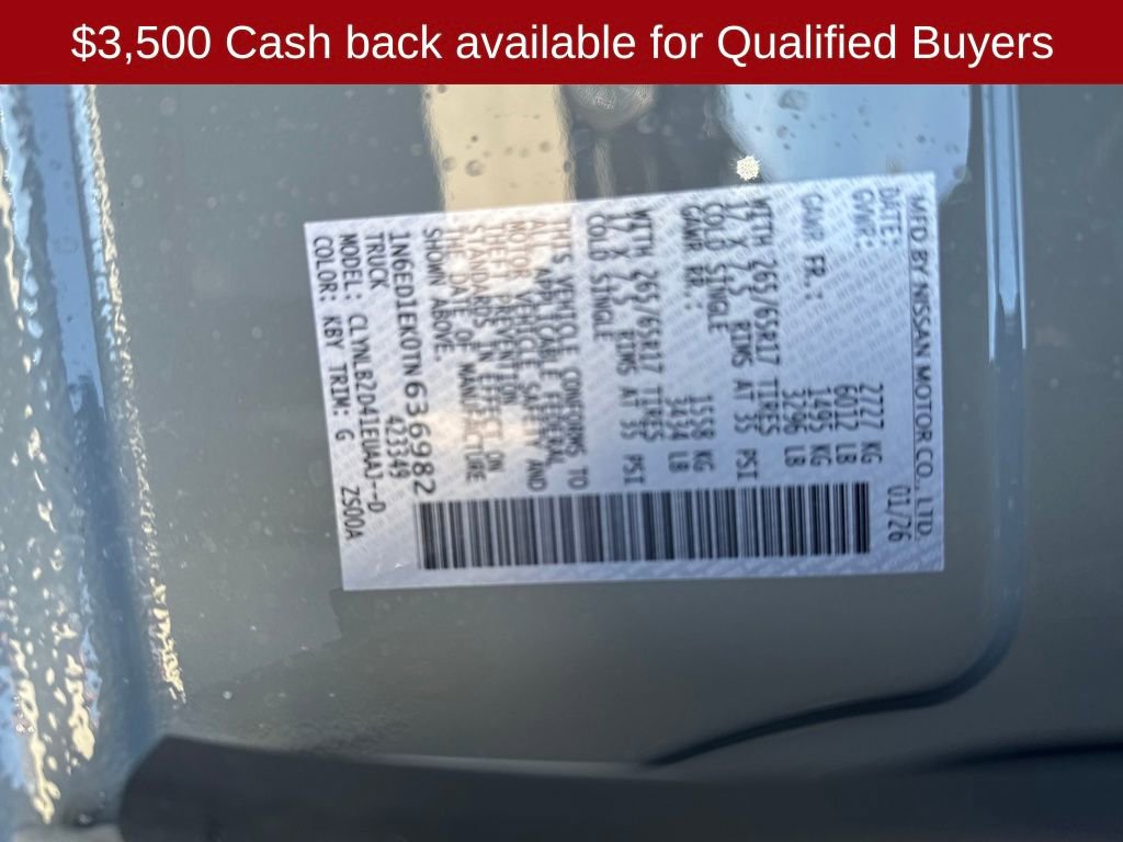 New 2026 Nissan Frontier SV w/ All-Weather Content Package image 32