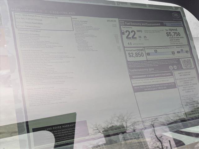 New 2026 Land Rover Range Rover Sport Dynamic SE image 20