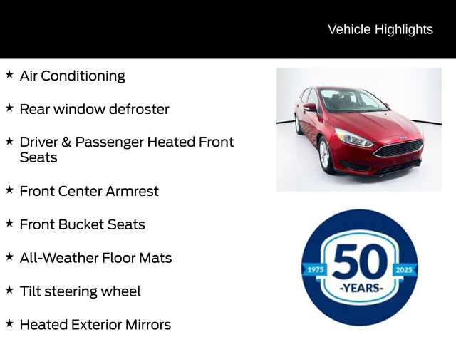 Used 2015 Ford Focus SE w/ SE Cold Weather Package FWD image 11