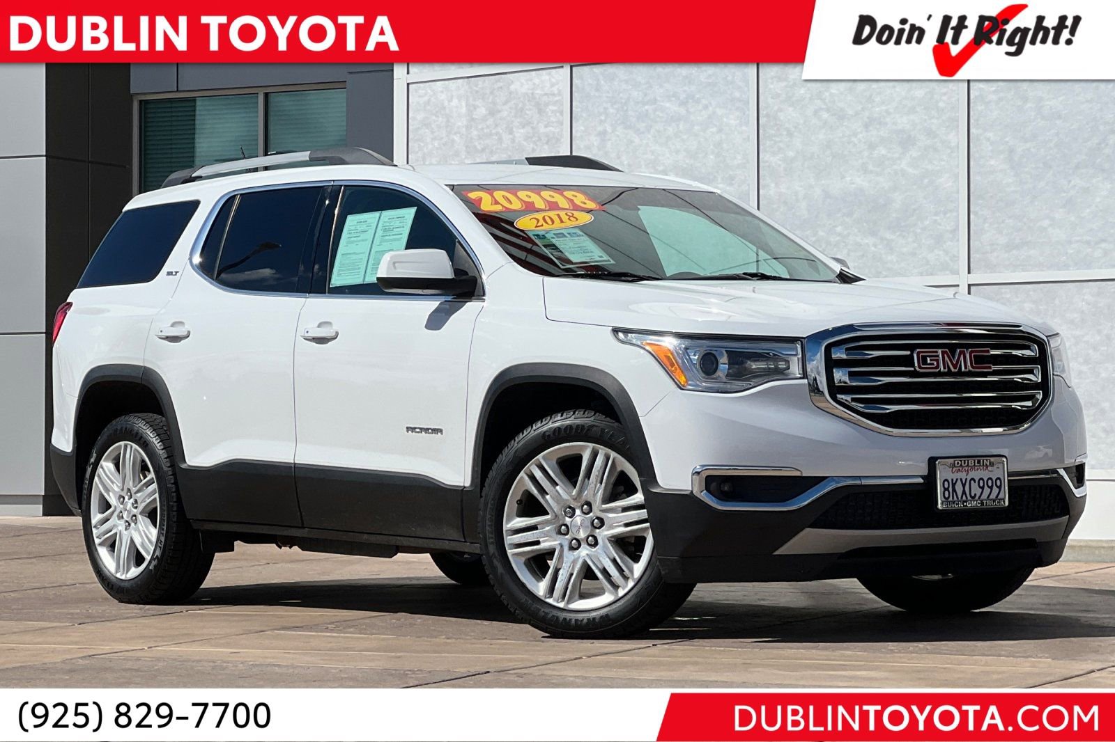 Used 2018 GMC Acadia SLT