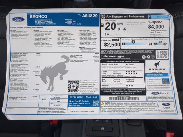 New 2026 Ford Bronco Big Bend w/ Black Diamond Package AWD/4WD image 18