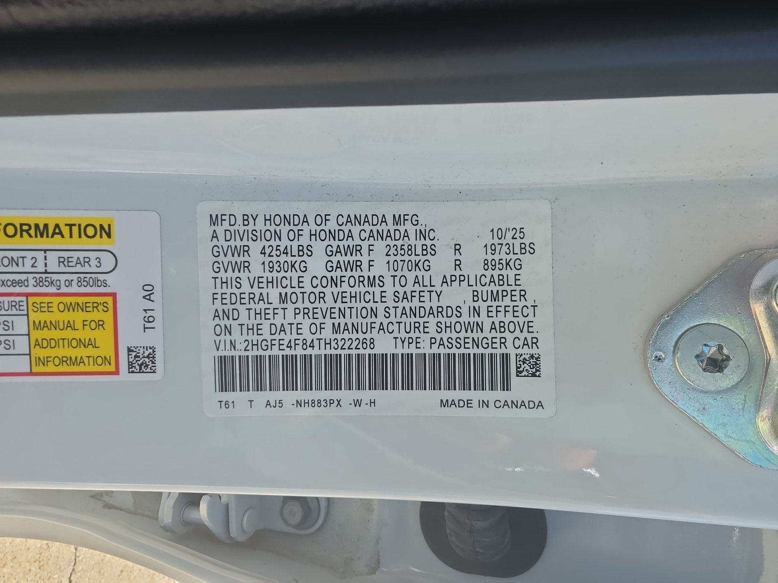 Certified 2026 Honda Civic Sport Touring image 33