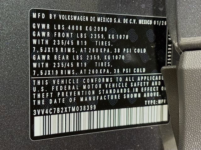 New 2026 Volkswagen Taos SEL image 33