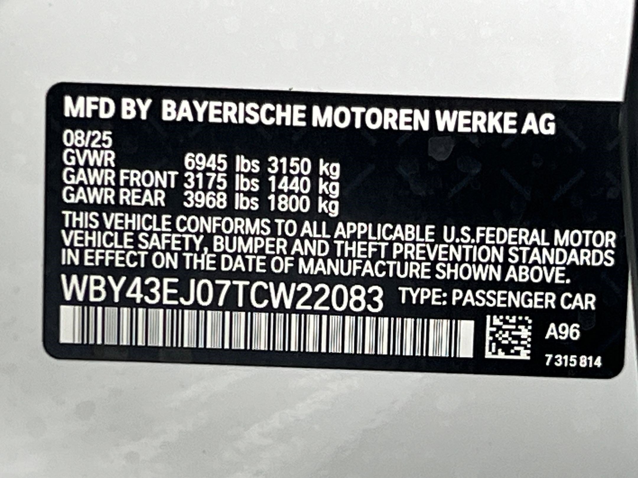 New 2026 BMW i7 eDrive50 w/ M Sport Package RWD image 21