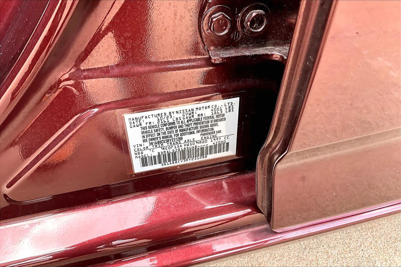 Certified 2024 Nissan Sentra SV w/ SV Premium Package FWD image 35