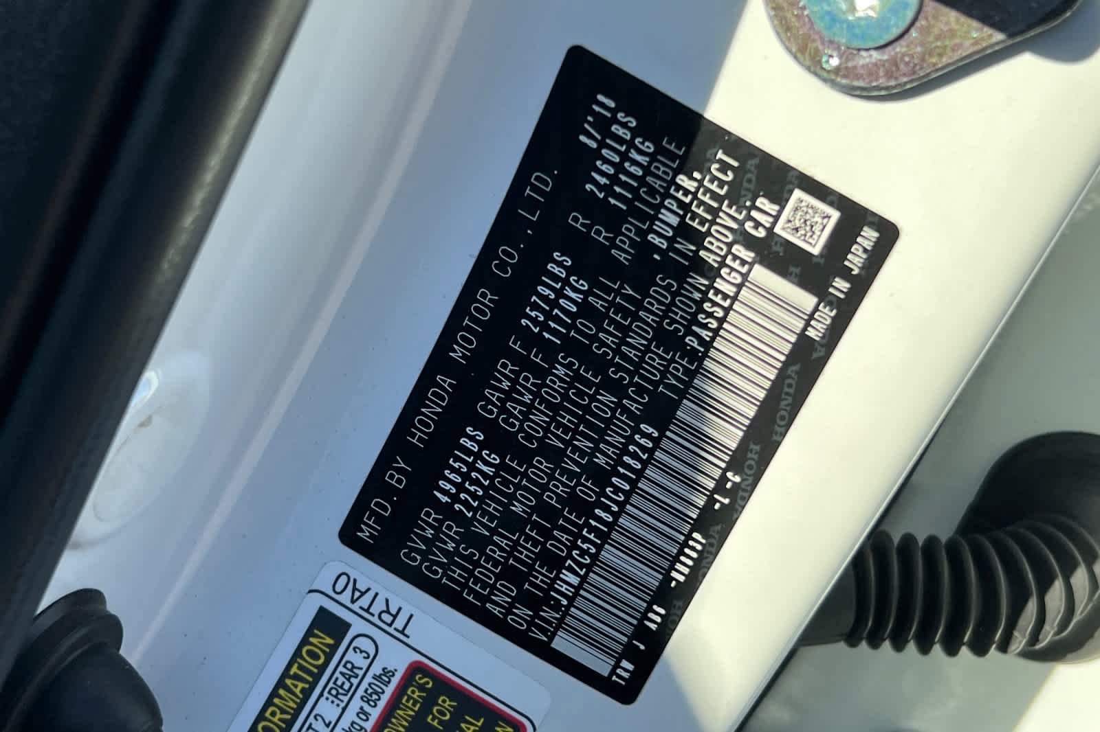 Used 2018 Honda Clarity Plug-In Hybrid image 32
