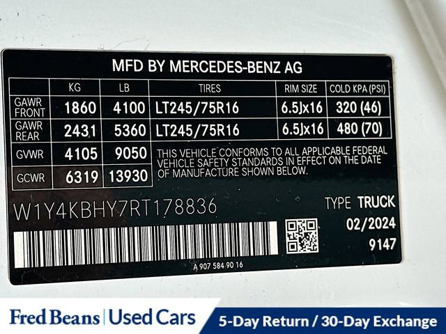 Used 2024 Mercedes-Benz Sprinter 2500 image 28