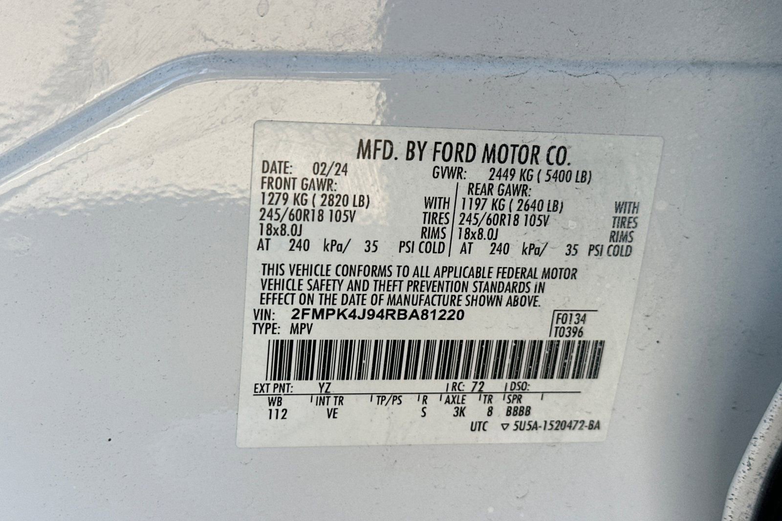 Used 2024 Ford Edge SEL image 55