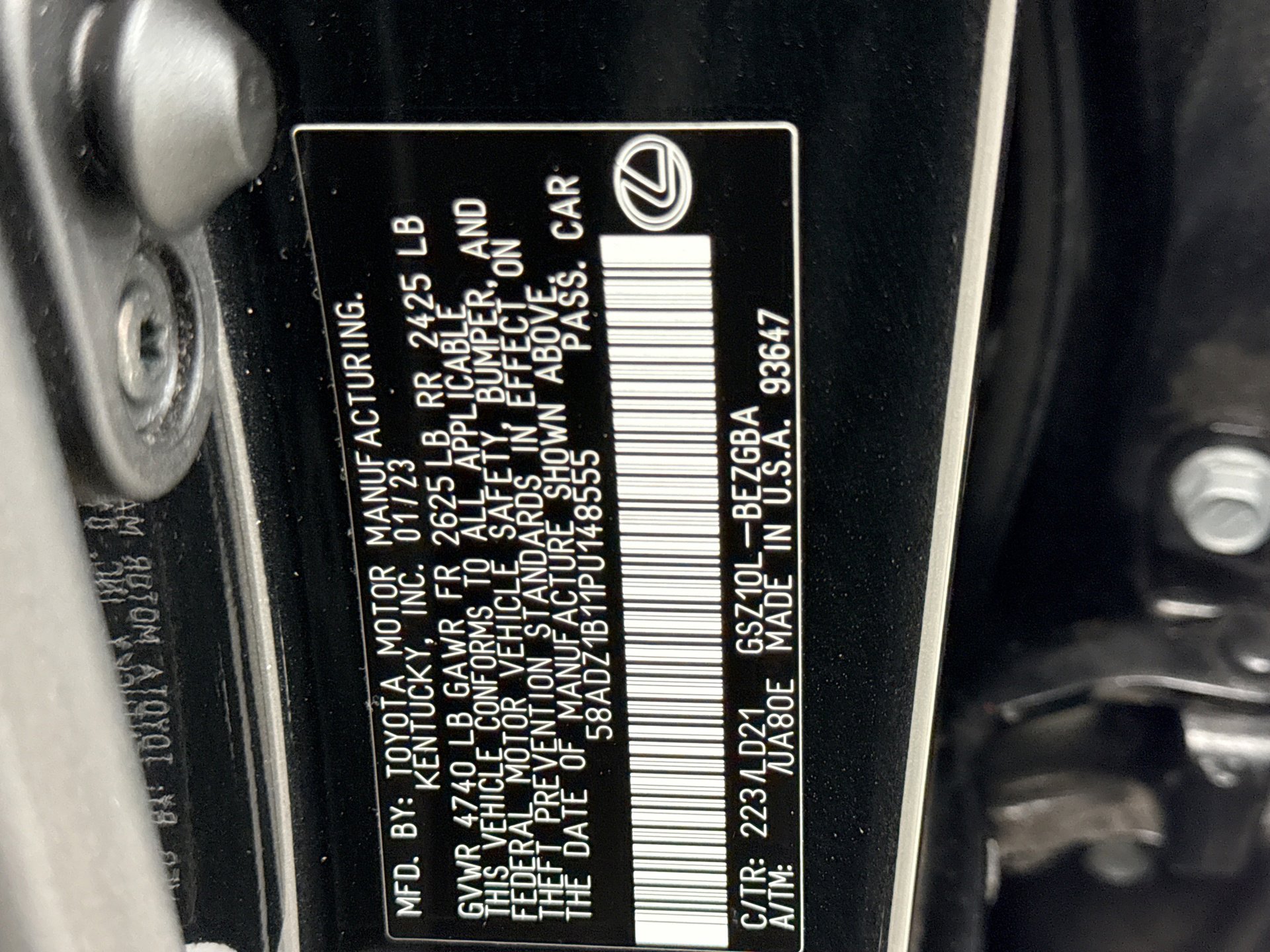 Used 2023 Lexus ES 350 w/ Premium Package image 25