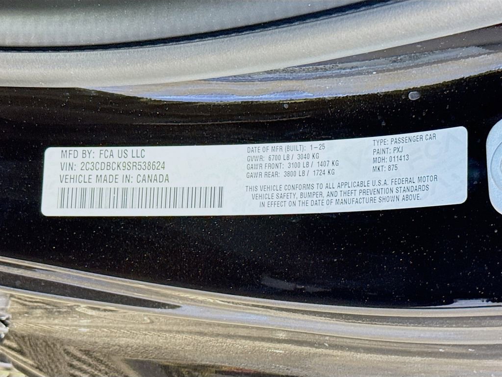 Used 2025 Dodge Charger R/T w/ Quick Order Package 25M R/T image 33