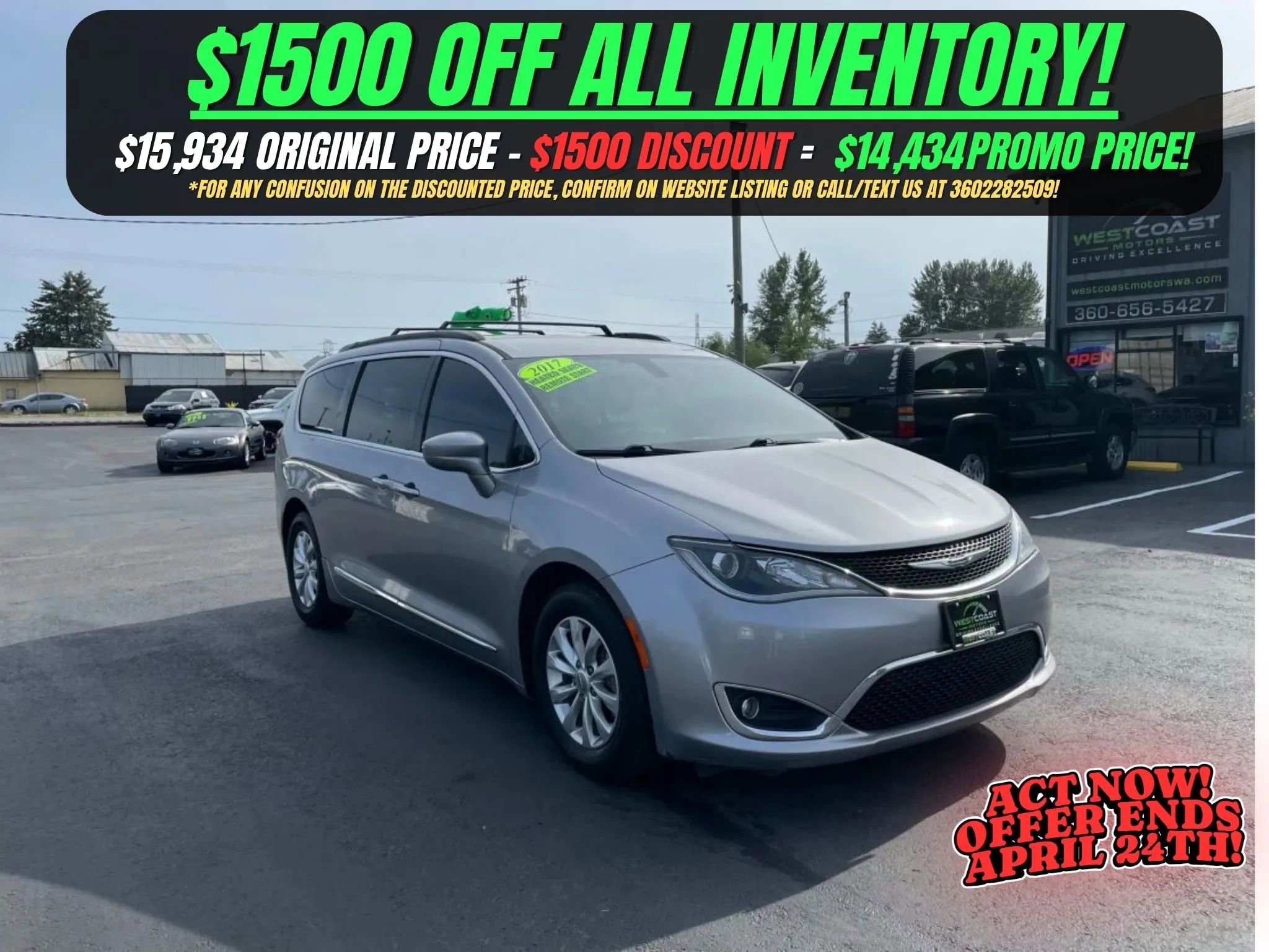 Used 2017 Chrysler Pacifica Touring-L