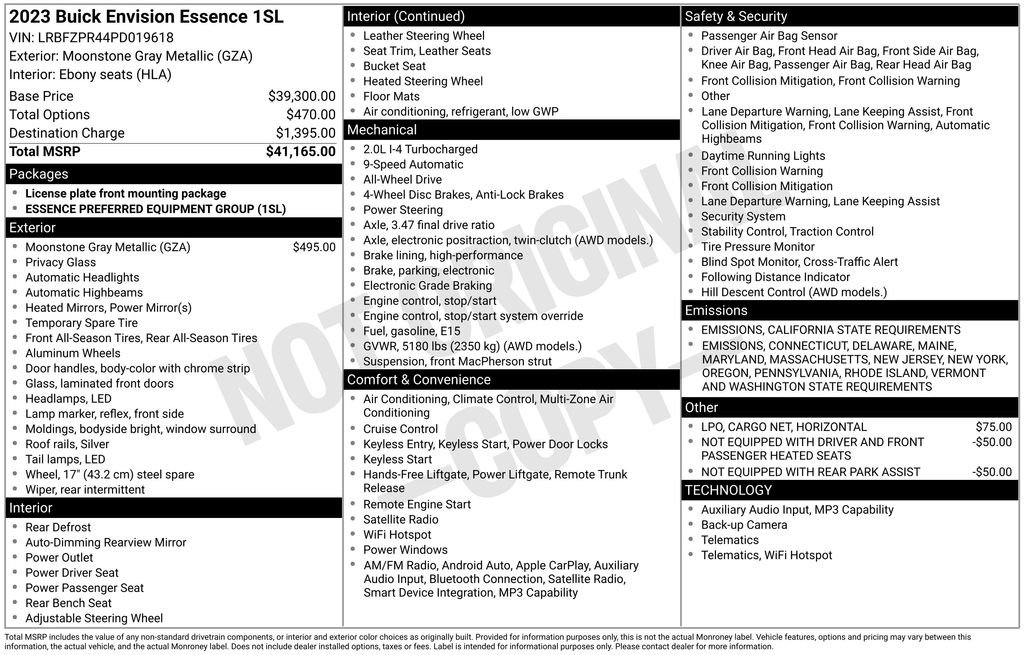 Certified 2023 Buick Envision Essence image 9