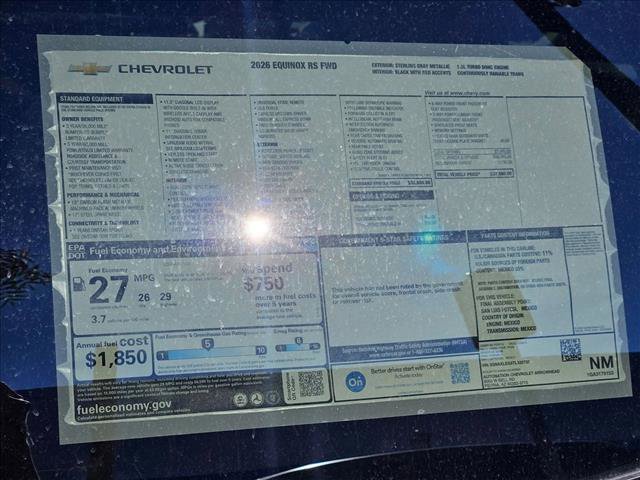 New 2026 Chevrolet Equinox RS w/ Convenience Package III image 17