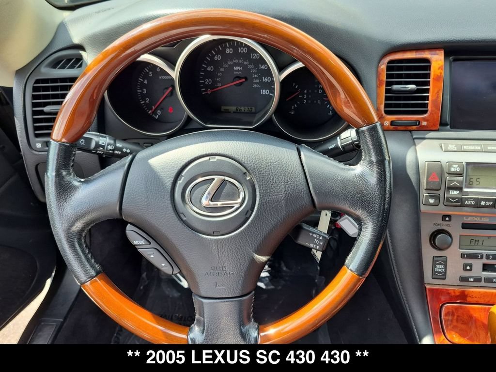 Used 2005 Lexus SC 430 Convertible w/ Preferred Accessory Pkg RWD image 18