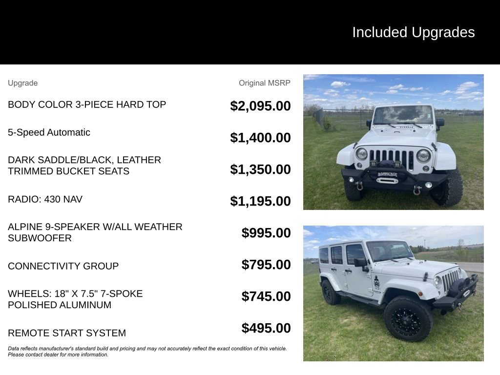 Used 2018 Jeep Wrangler Unlimited Sahara w/ Connectivity Group AWD/4WD image 6