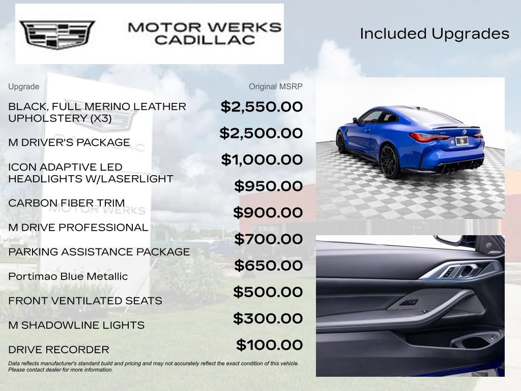 Used 2024 BMW M4 xDrive Competition w/ M Driver's Package AWD/4WD image 8