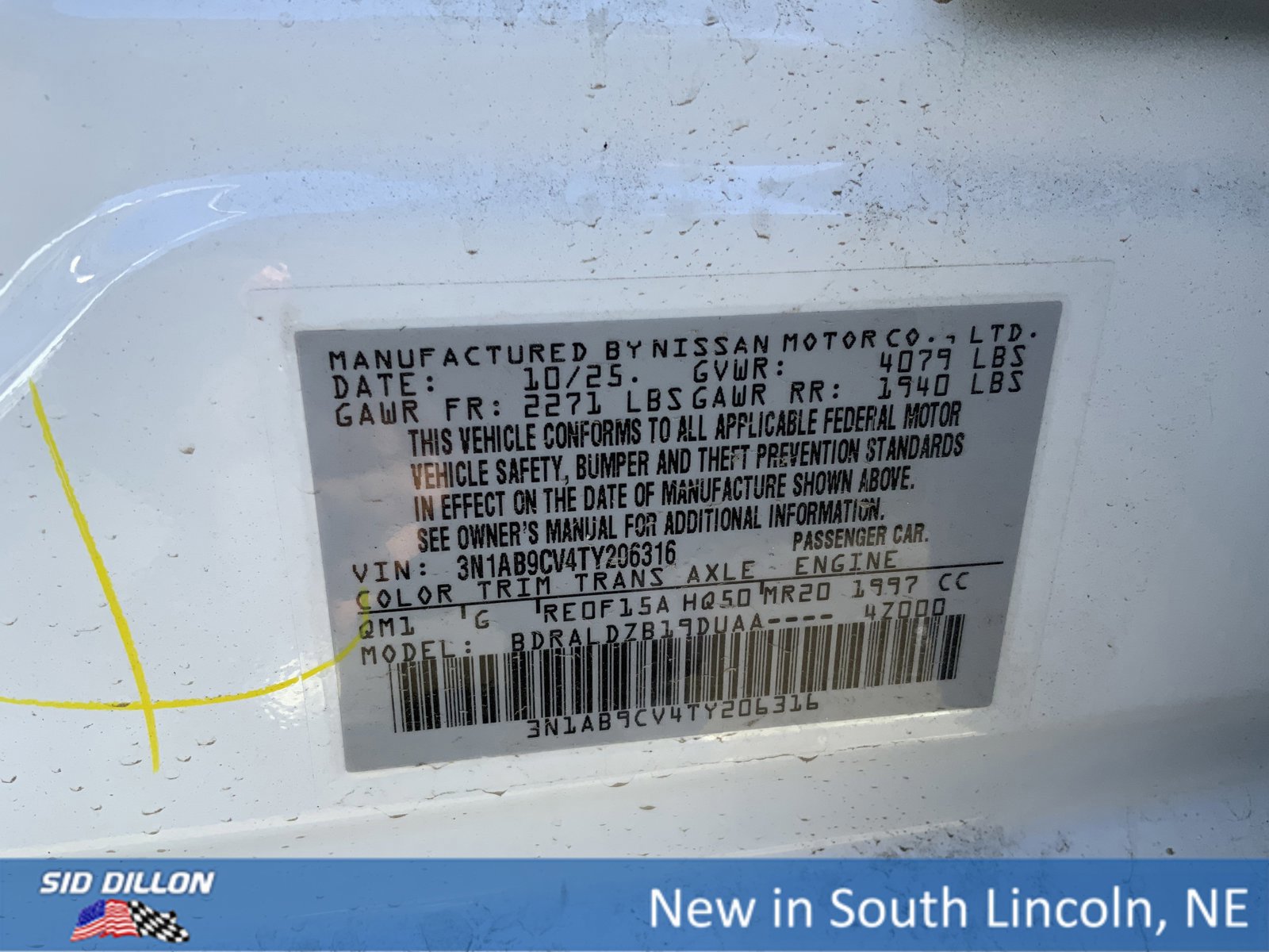 New 2026 Nissan Sentra SV w/ Floor Mat Package image 12