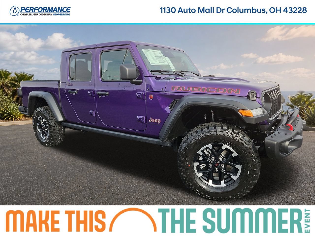 New 2026 Jeep Gladiator Rubicon w/ Steel Bumper Group