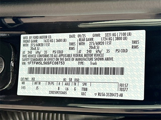 Used 2025 Ford F150 Lariat w/ Equipment Group 502A High image 33