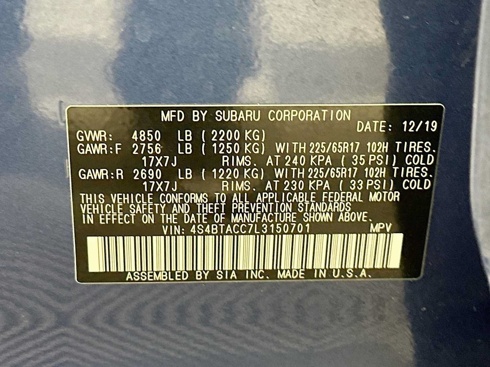 Used 2020 Subaru Outback Premium w/ Popular Package #1 AWD/4WD image 28