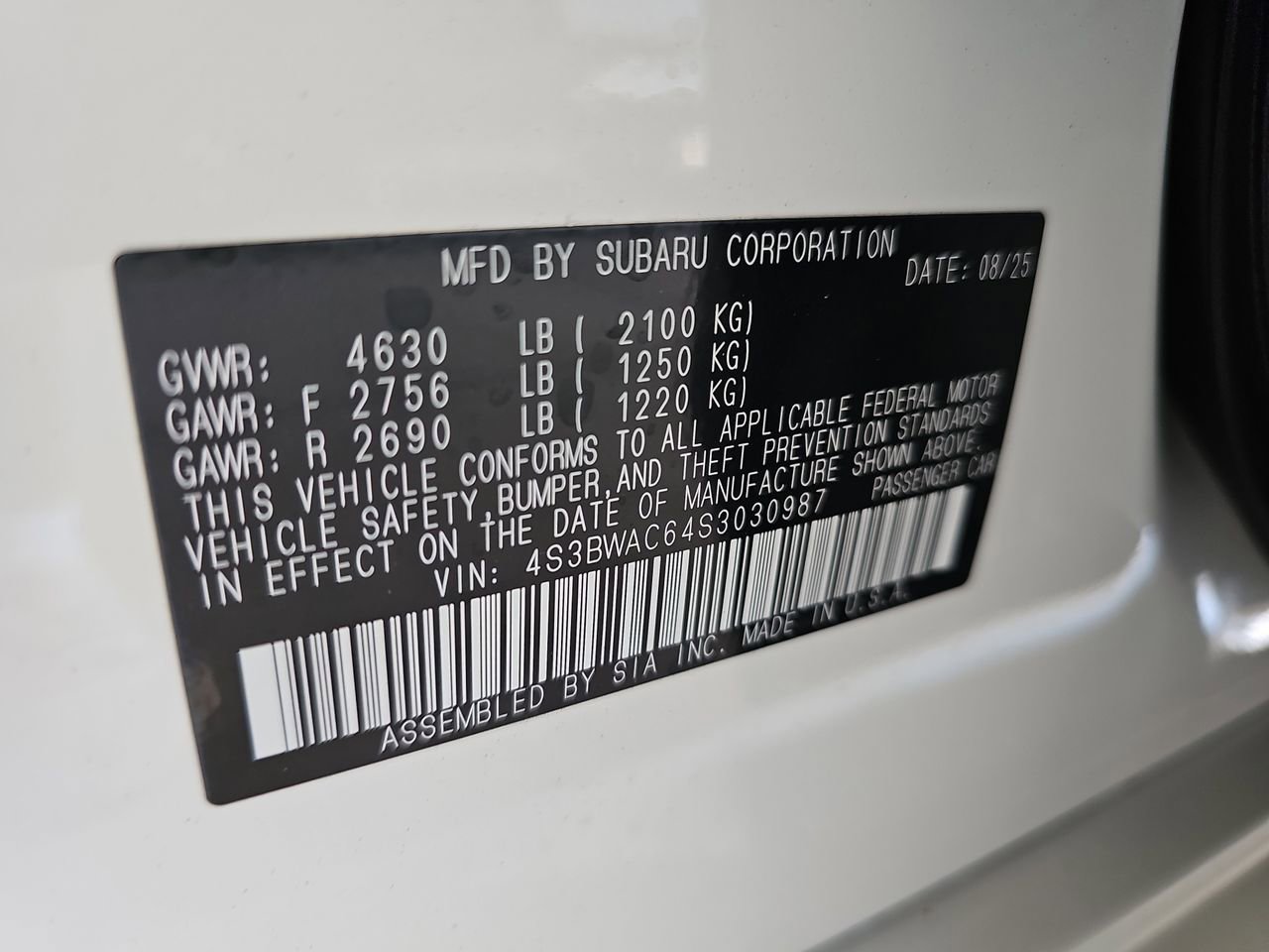 Certified 2025 Subaru Legacy Premium image 40