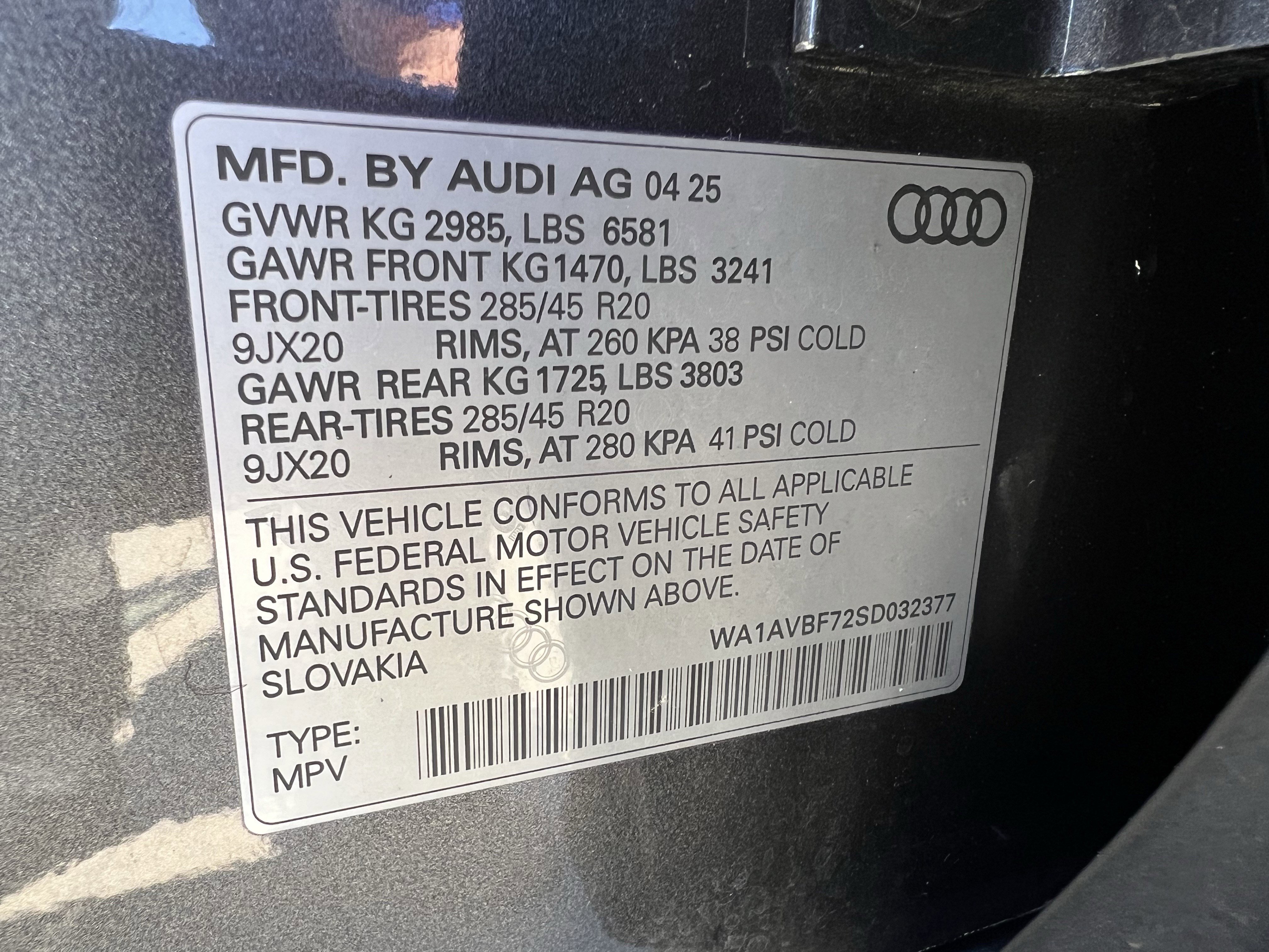 Used 2025 Audi Q7 3.0T Premium w/ Convenience Package image 37