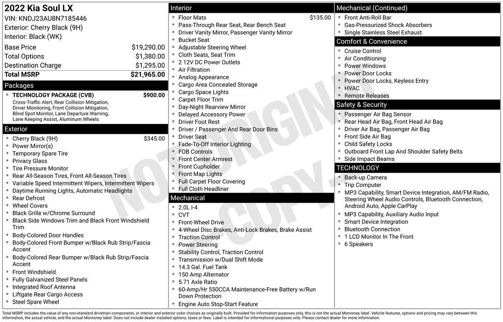 Used 2022 Kia Soul LX w/ Technology Package FWD image 22