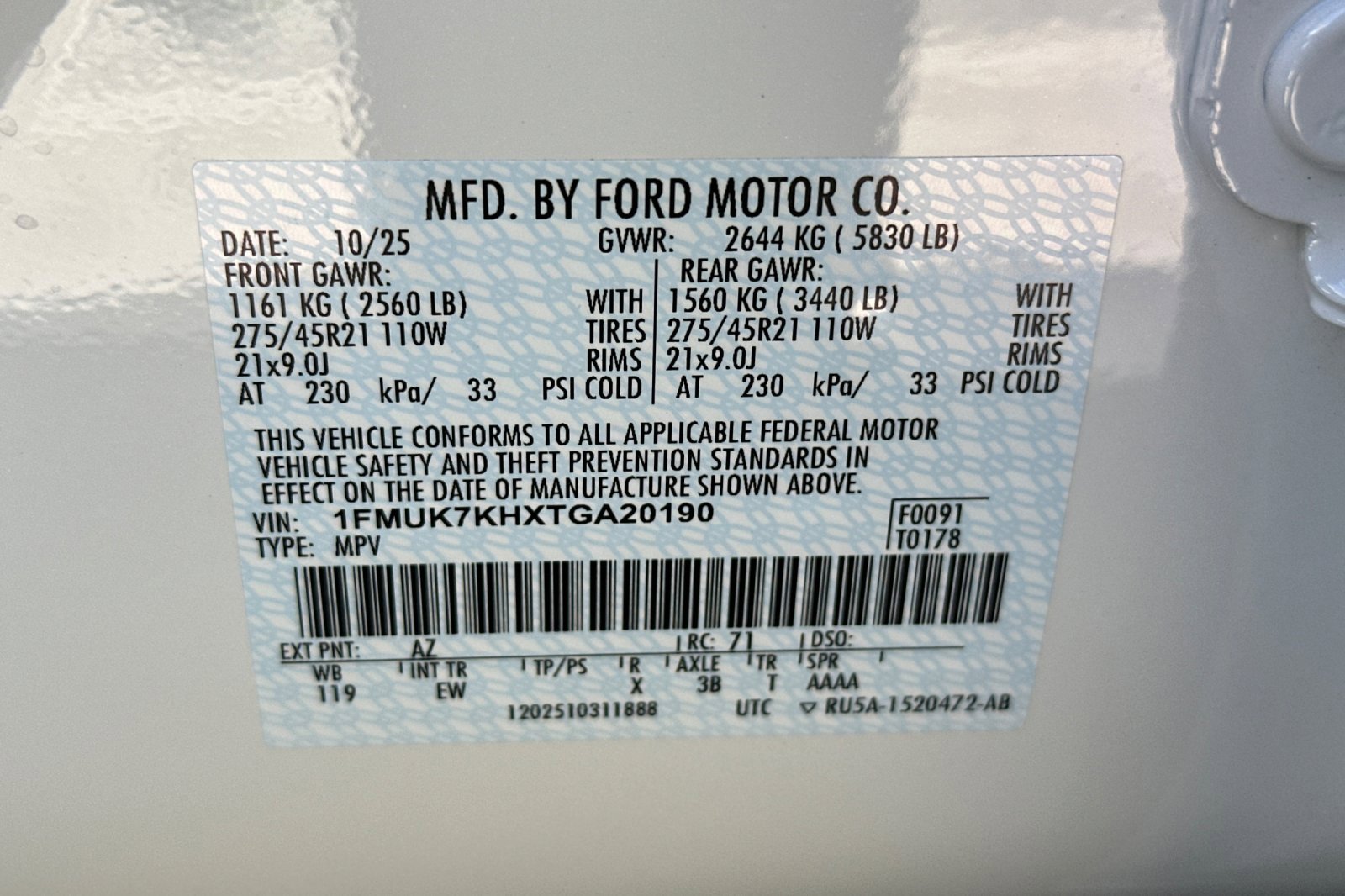 New 2026 Ford Explorer ST-Line w/ ST-Line Street Pack image 30