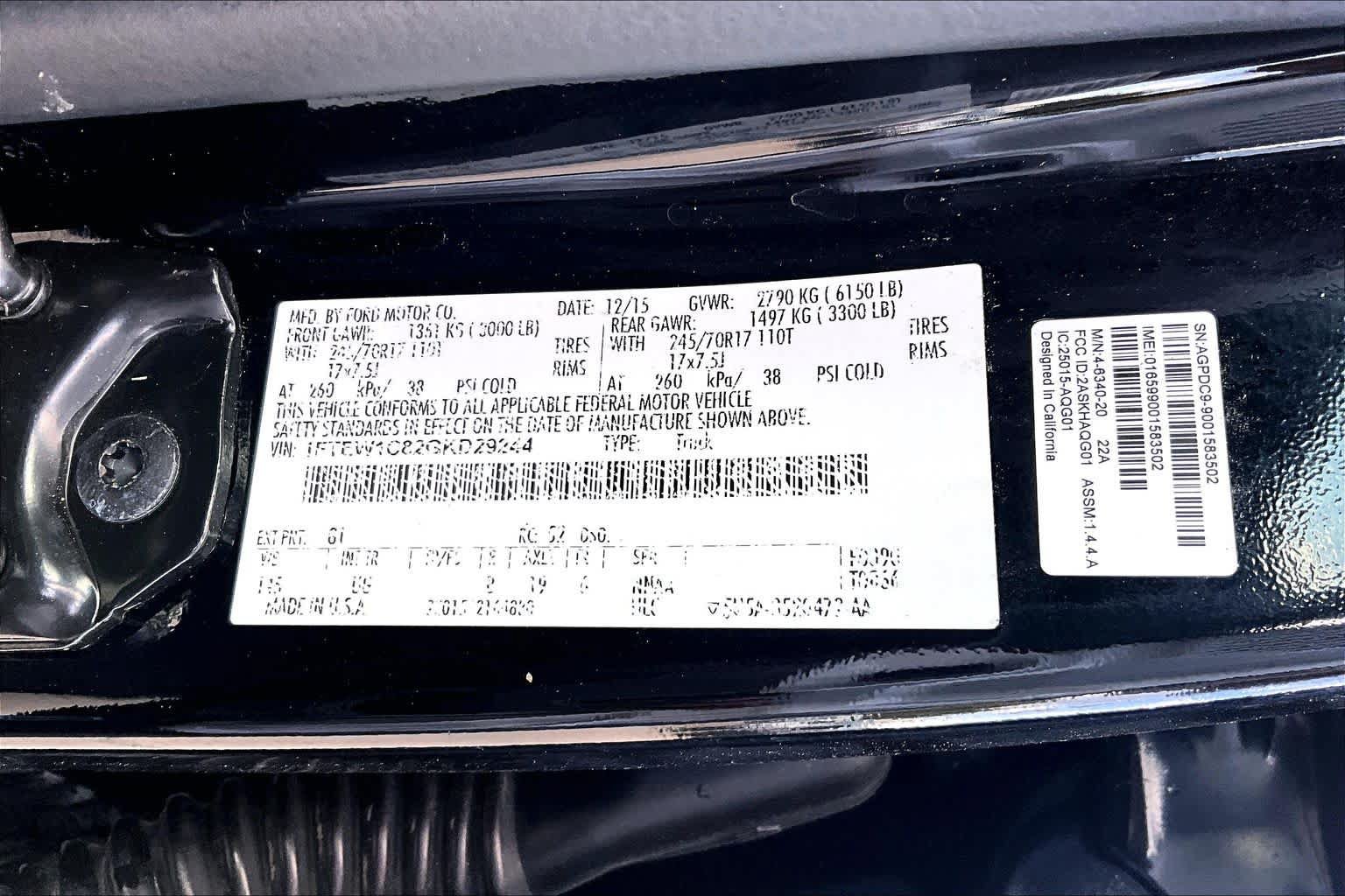 Used 2016 Ford F150 XLT RWD image 34