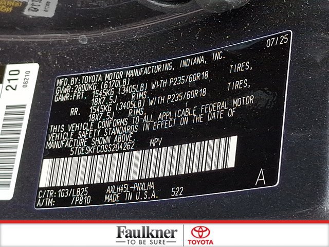 Certified 2025 Toyota Sienna Platinum AWD/4WD image 26