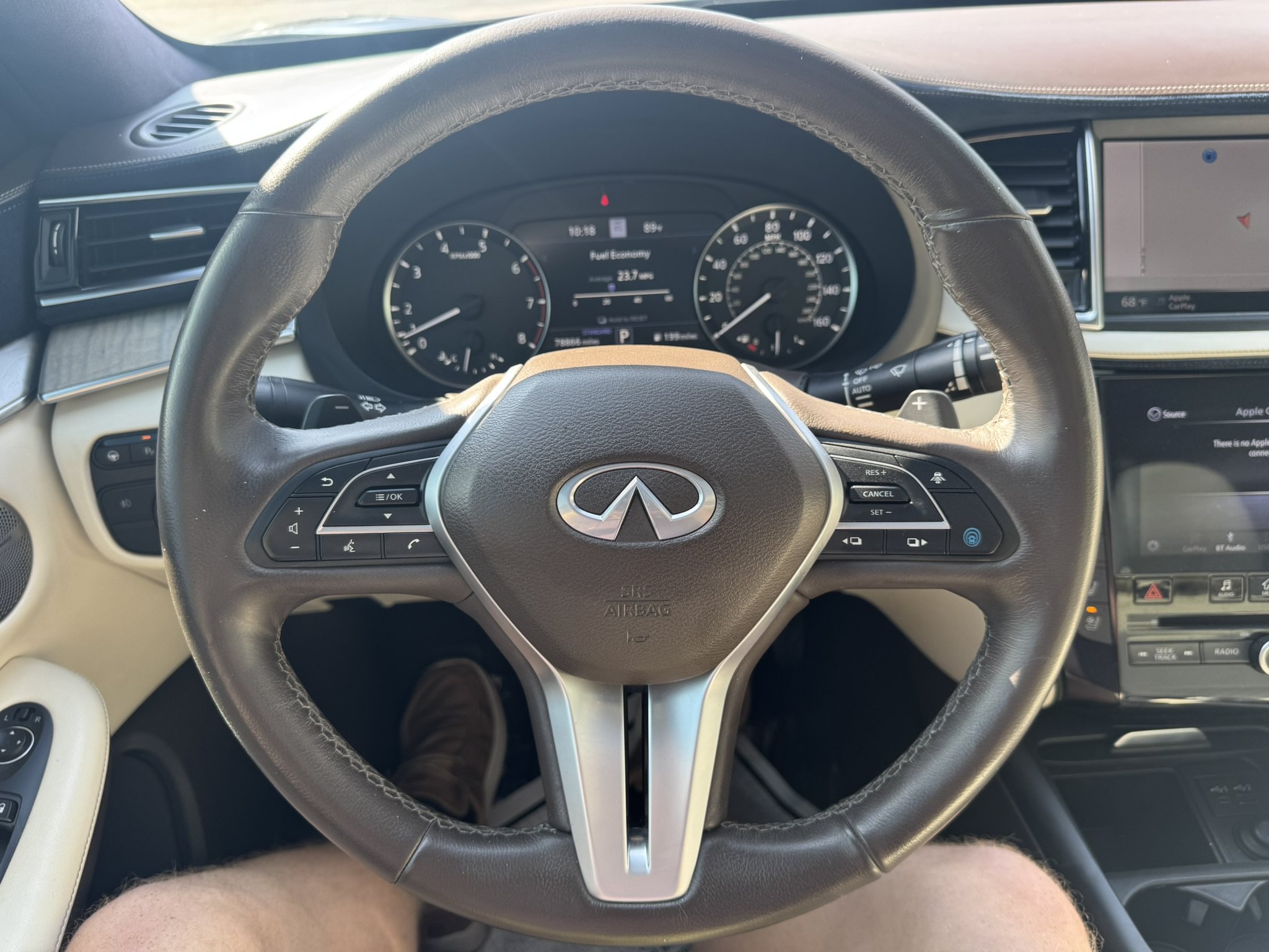 Used 2021 INFINITI QX50 Autograph w/ Premium White Leather Package FWD image 18