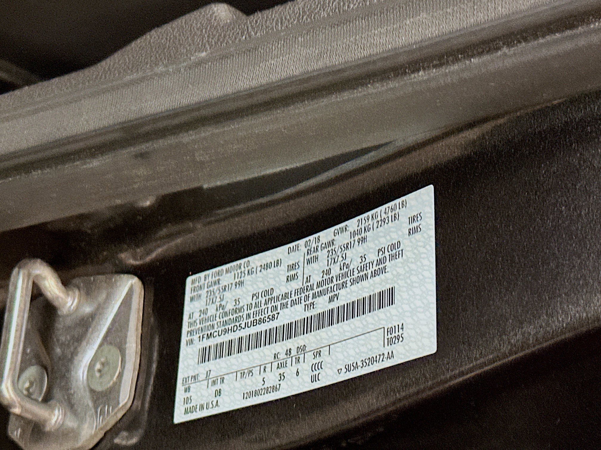 Used 2018 Ford Escape SEL image 12