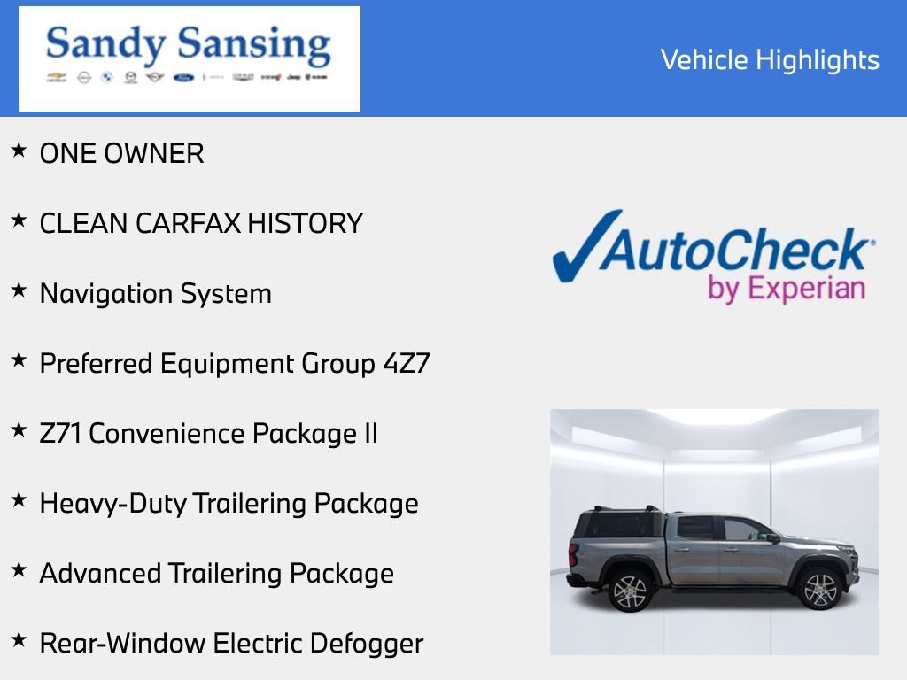 Used 2023 Chevrolet Colorado Z71 w/ Z71 Convenience Package 2 AWD/4WD image 7
