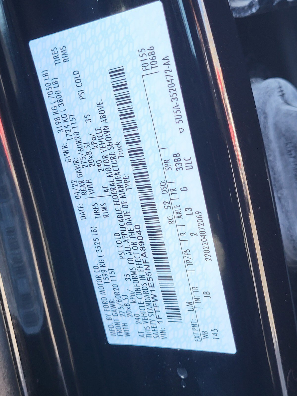 Certified 2022 Ford F150 XL w/ STX Black Appearance Package image 34